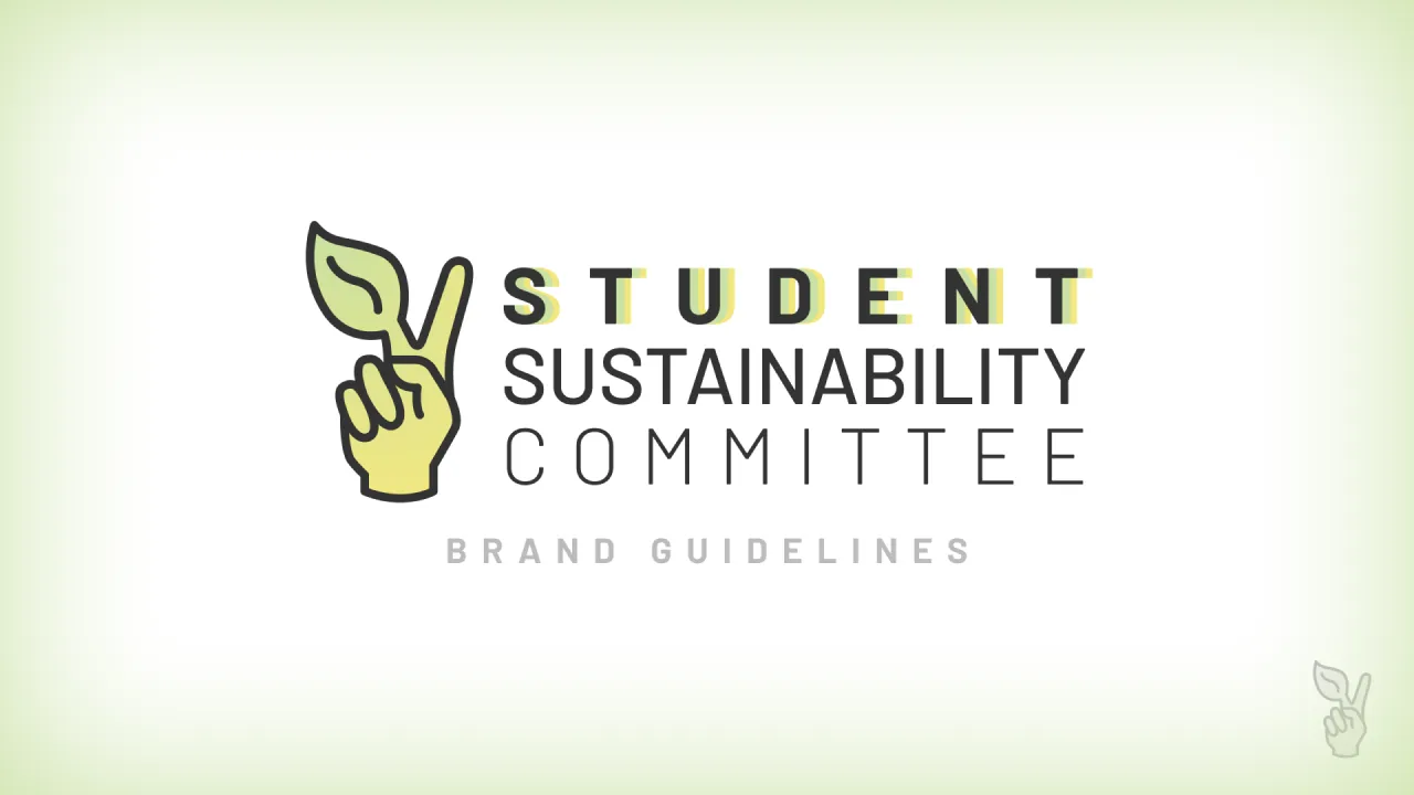 Student Sustainability Committee brand guide
