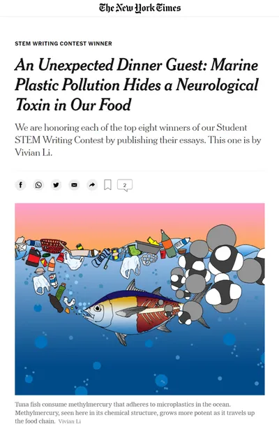 an article i wrote on marine plastic pollution