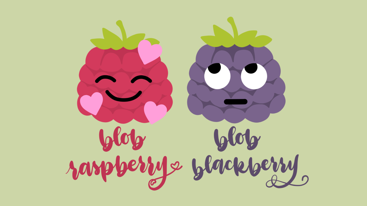 Fruit & vegetable blob emojis for Discord