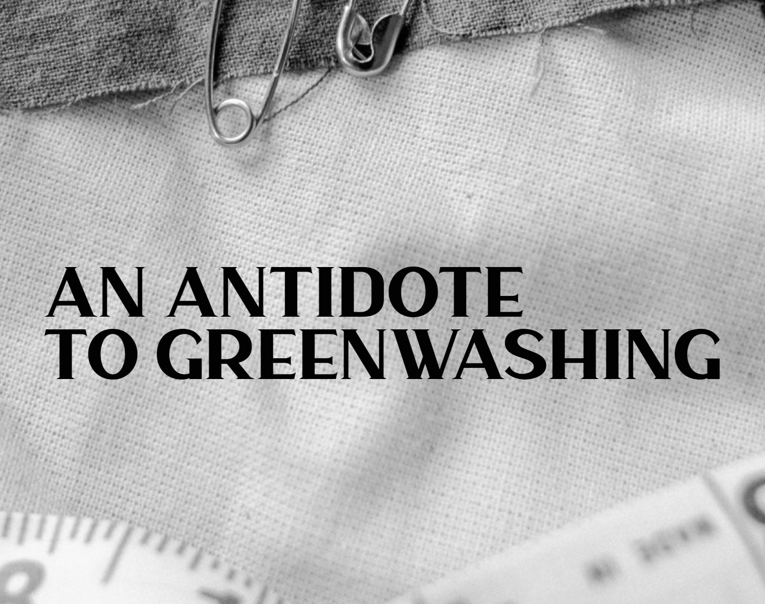 An antidote to greenwashing