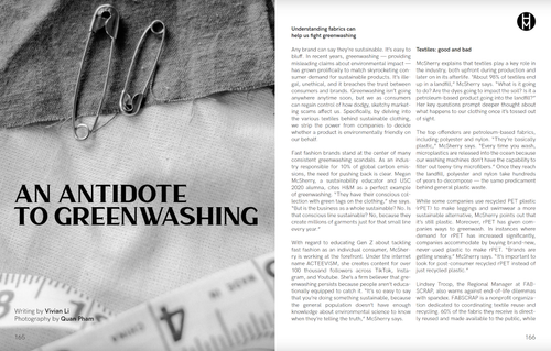 an article i wrote on greenwashing